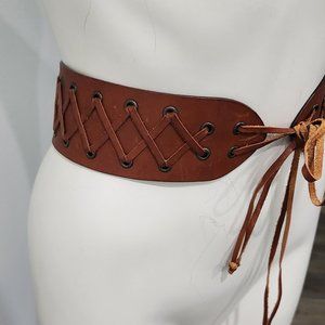 SOLD***Brown leather belt